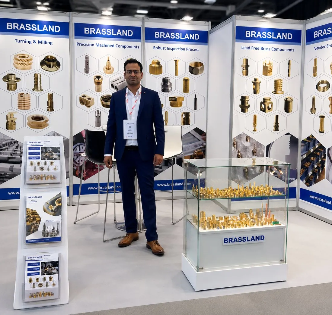 Brassland exhibition stand at Global Industries France