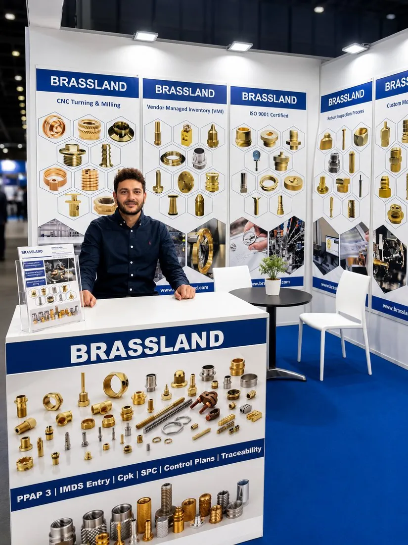 Brassland exhibition stand at MCE Milan