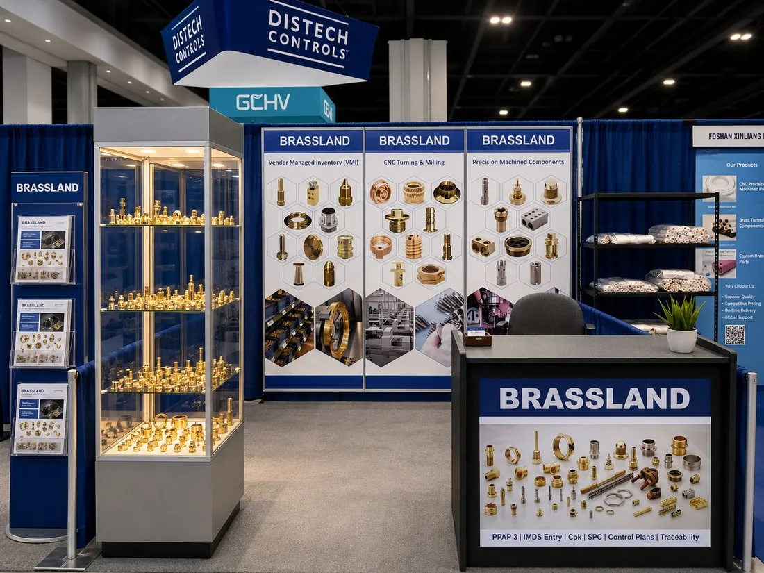 Brassland exhibition stand at AHR Expo USA