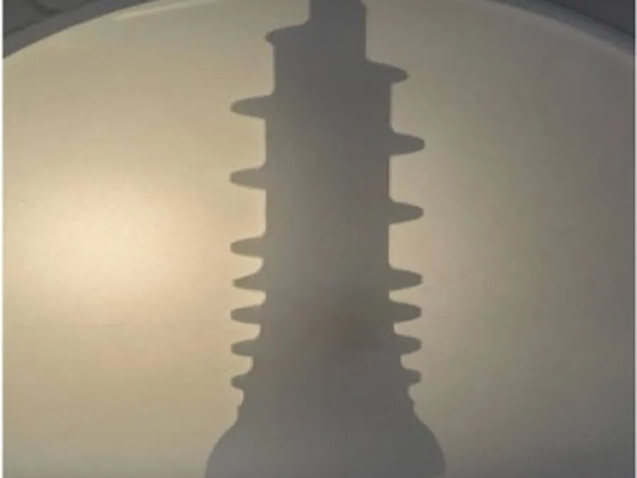 Profile projector silhouette inspection