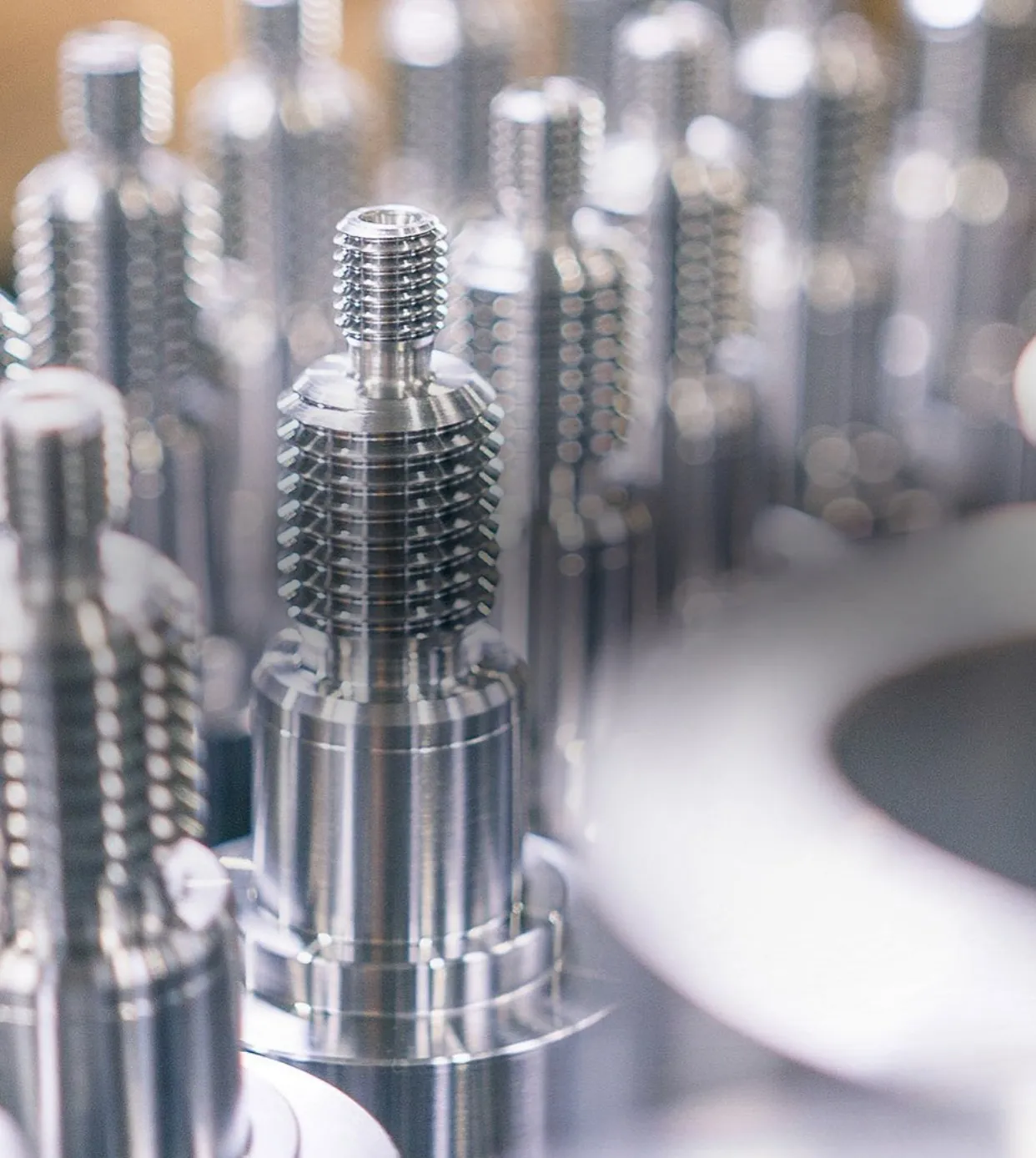 Precision machined threaded components at Brassland