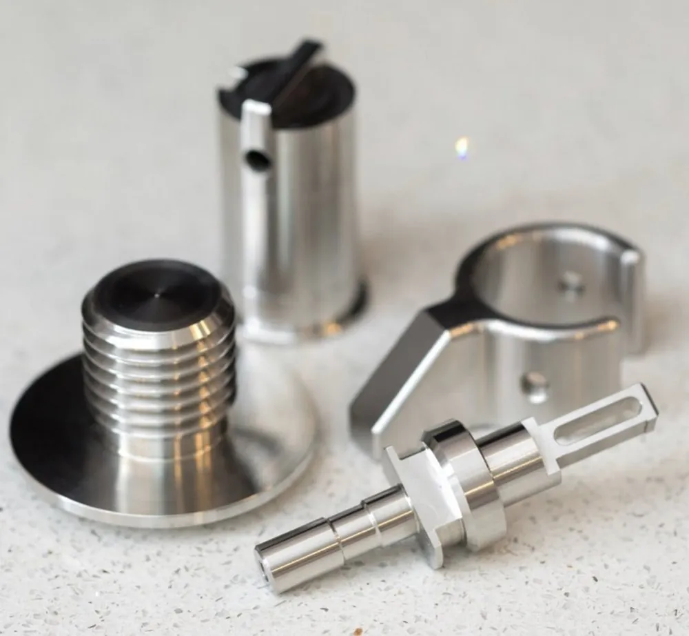 Tin-plated precision turned components produced by Brassland