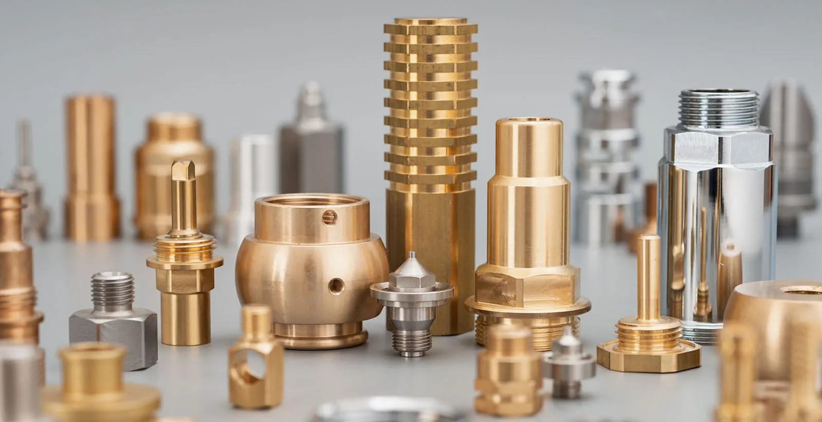 CNC machining custom brass parts to drawing