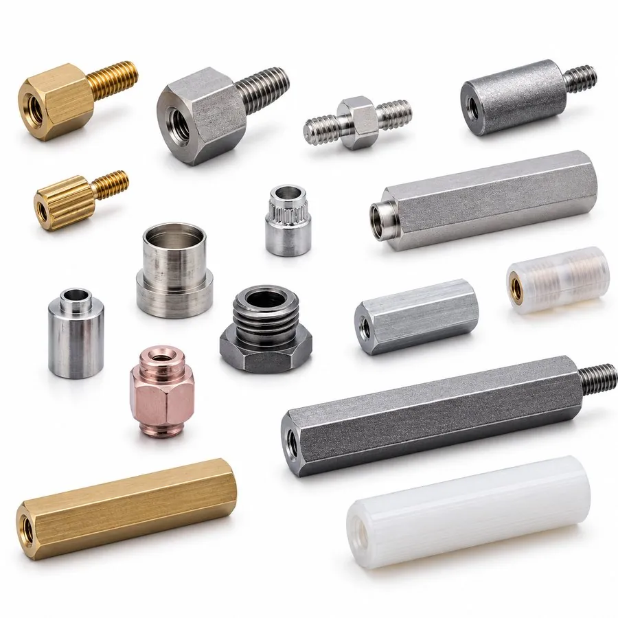 Brass, steel and nylon PCB standoffs and spacers by Brassland