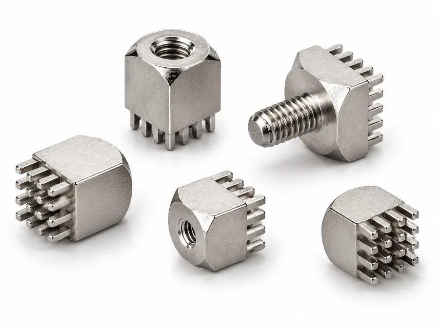 PCB press-fit multi-pin terminals by Brassland