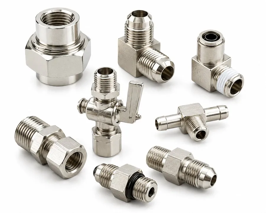 Brassland brass gas pipe fittings and adaptors — machined to drawing