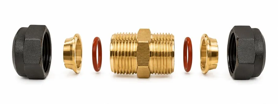 Brassland brass solar thermal fittings and connectors — machined to drawing