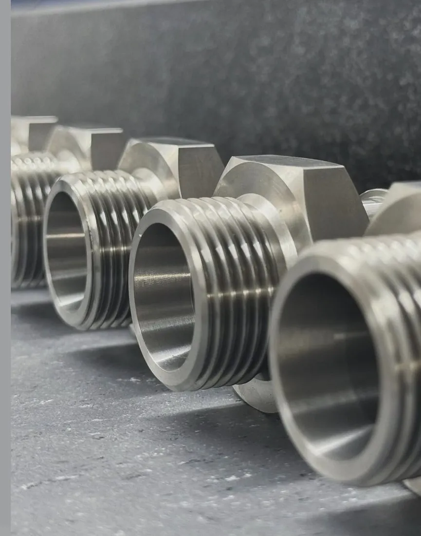 Machined fittings in production at Brassland