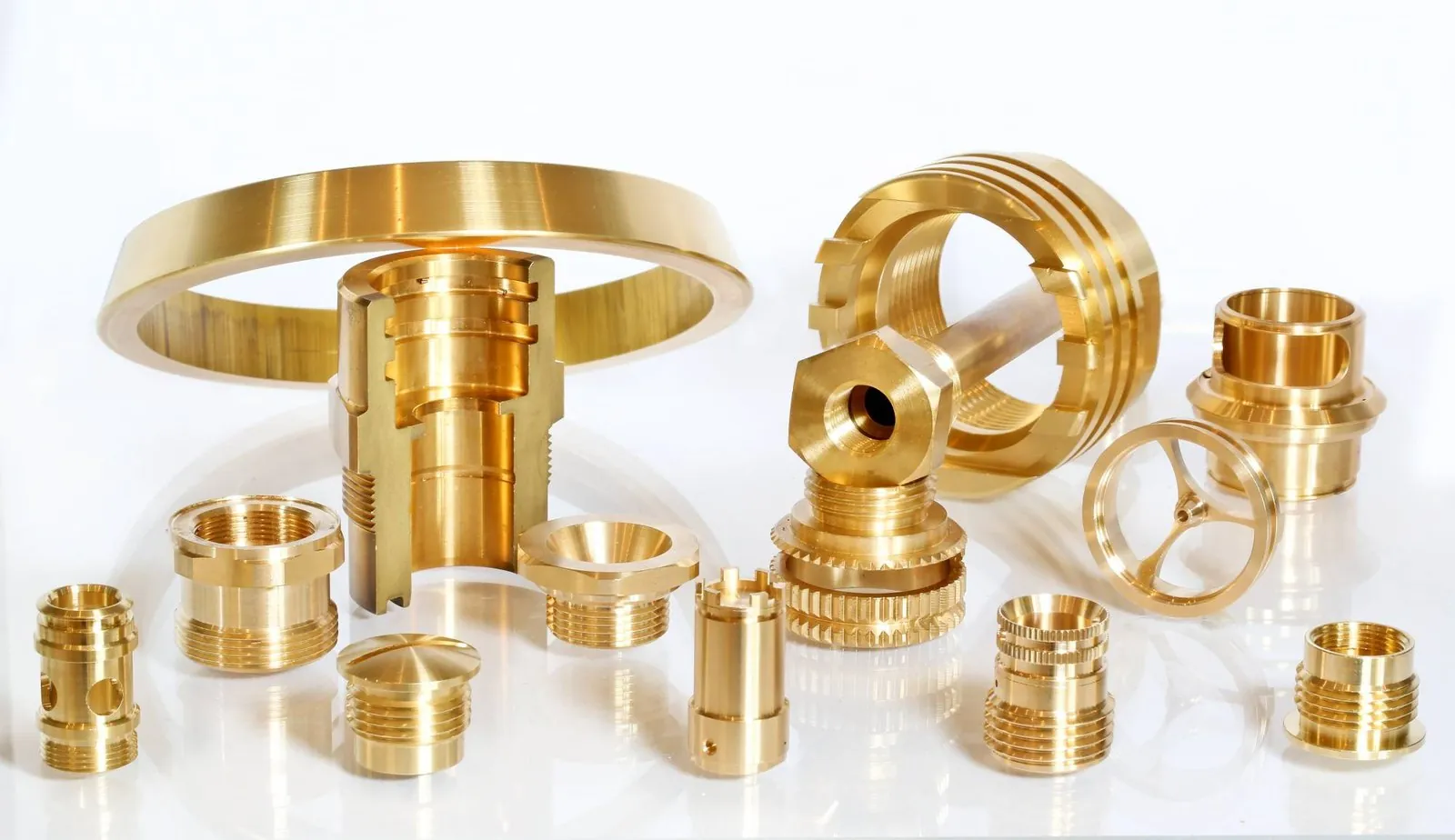 Precision brass gas and energy fittings machined by Brassland