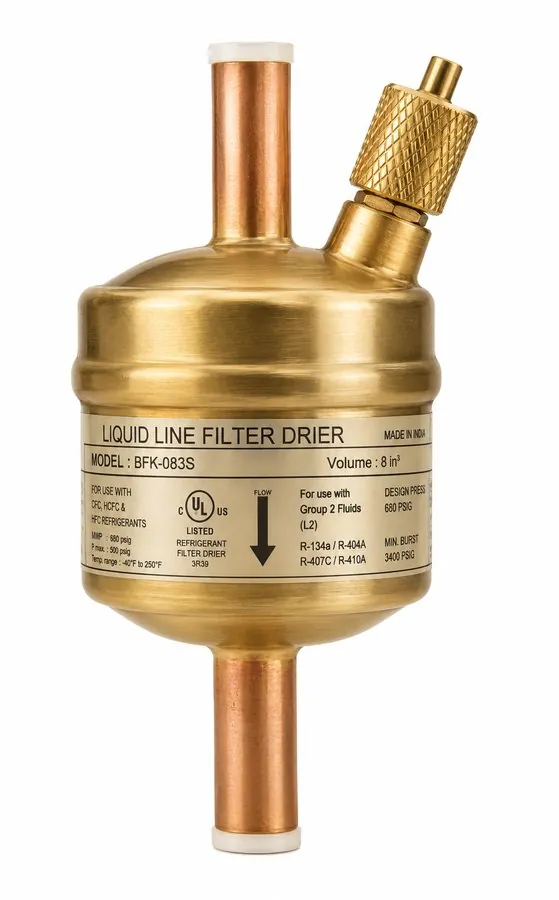 Liquid Line Filter Drier Fittings