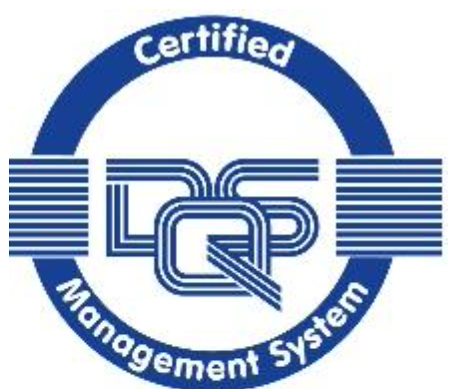DQS-certified management system mark for ISO 9001, ISO 14001 and ISO 45001