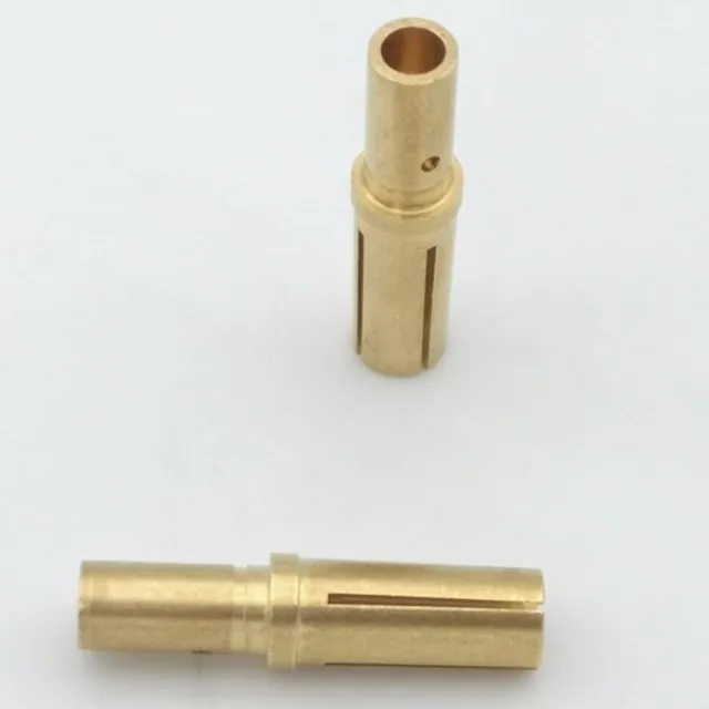 Machined brass connector pins