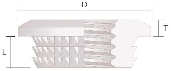 Brassland micro insert — small-diameter barbed insert for thin-wall and miniature assemblies
